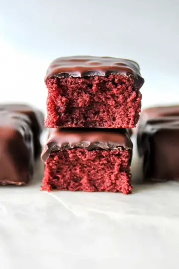 Gluten Free Red Velvet Cake Protein Bars