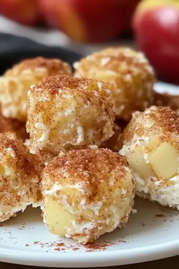 Cinnamon Apple Cottage Cheese Bites