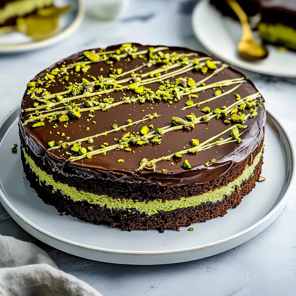 Dubai Chocolate Cake