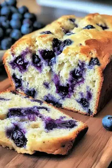 Blueberry Cream Cheese Bread