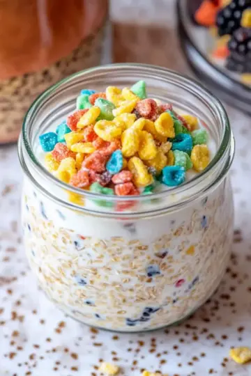 Cereal Milk Overnight Oats