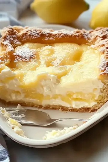 Lemon Cream Cheese Dump Cake