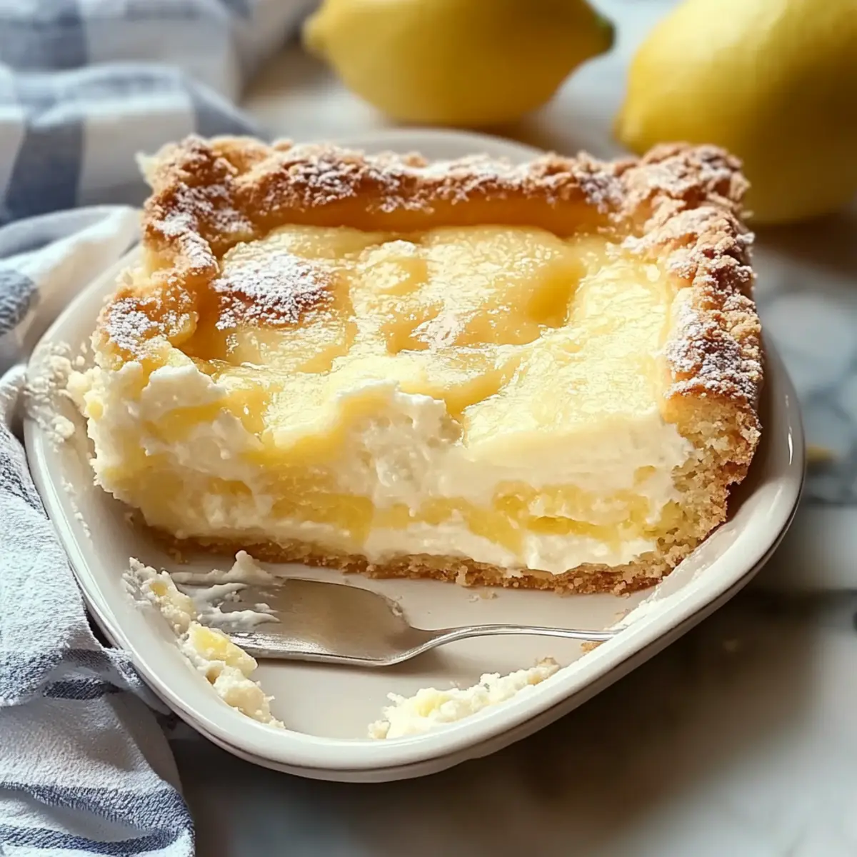 Lemon Cream Cheese Dump Cake