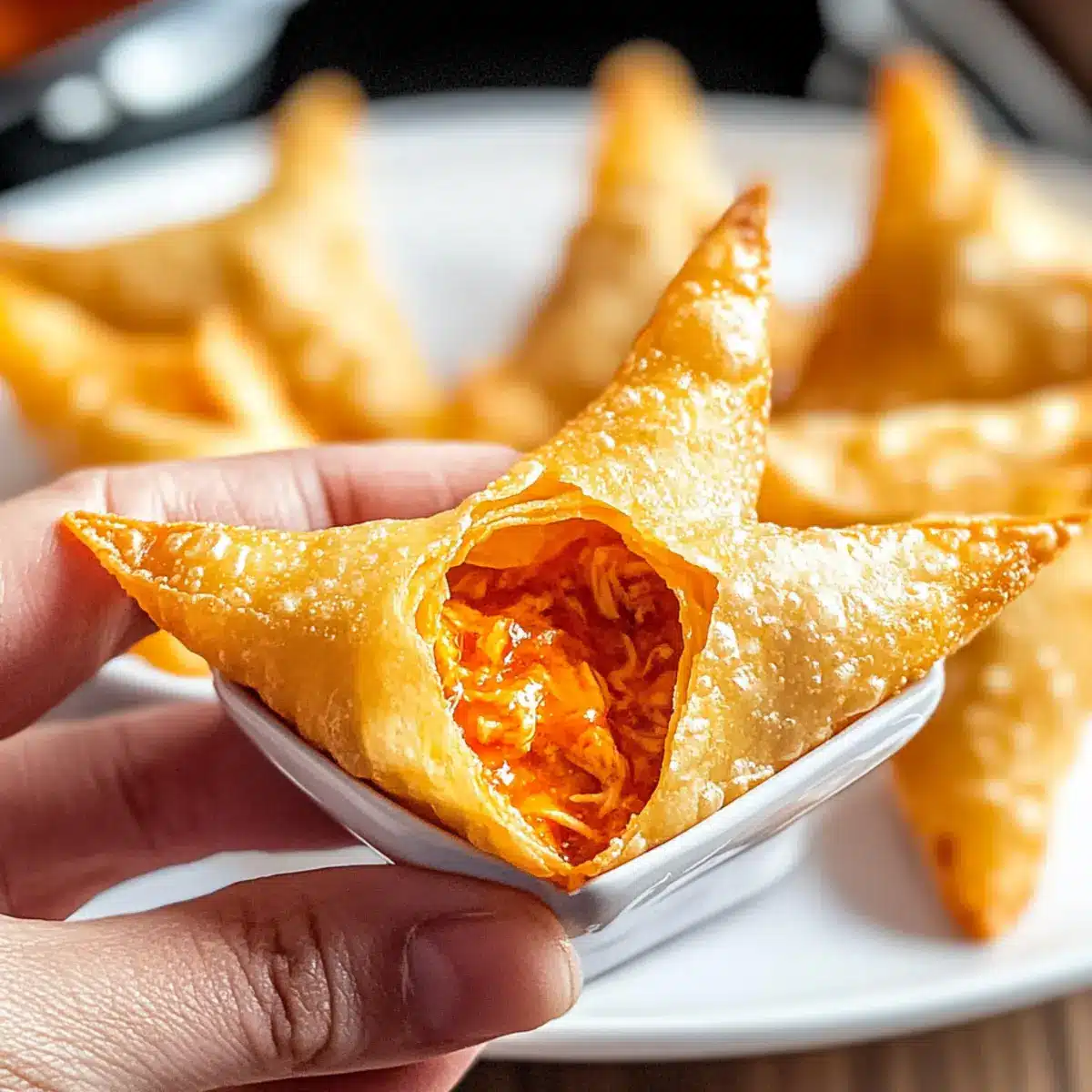 Buffalo Chicken Rangoons