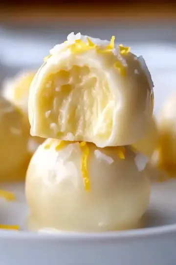 Creamy Lemon Truffles
