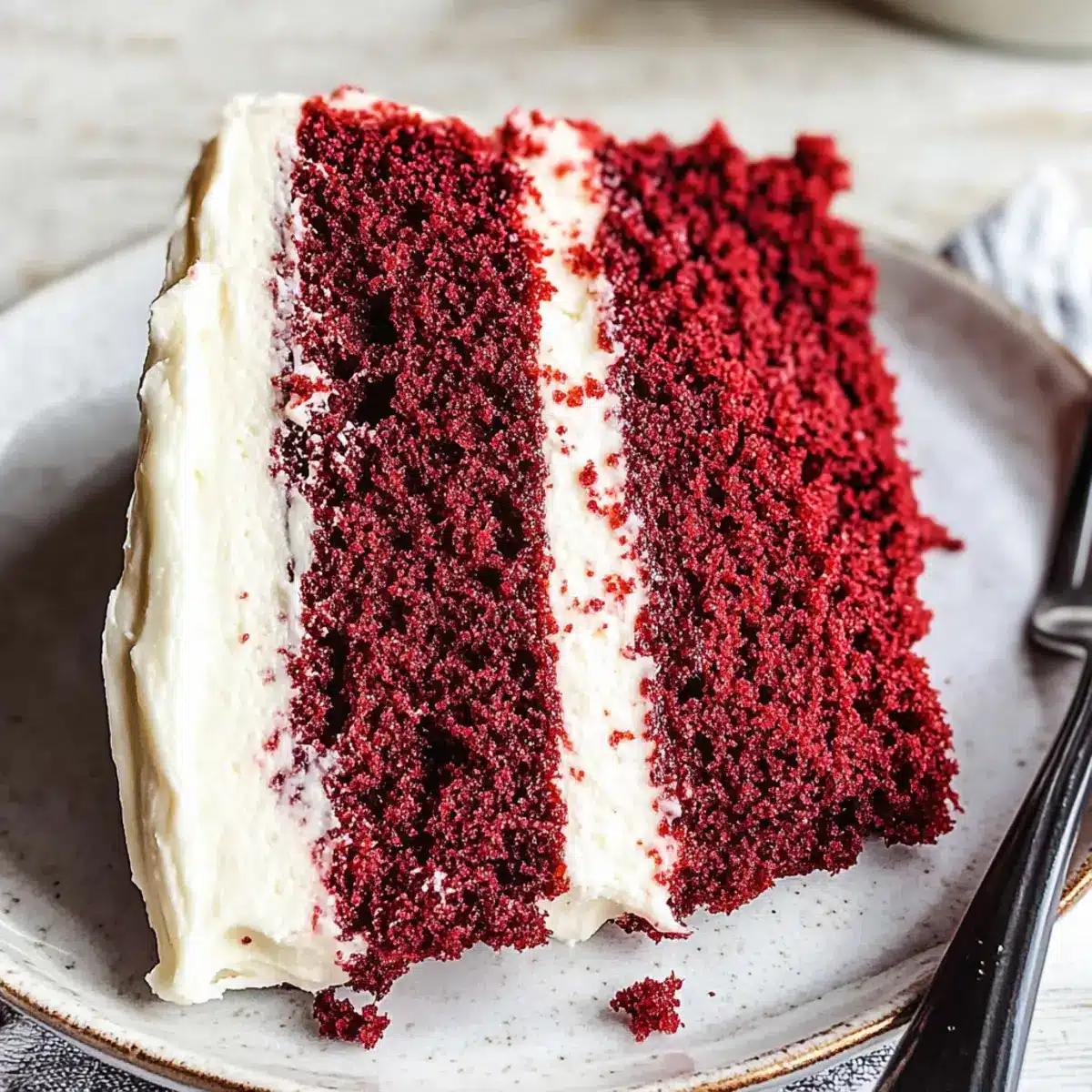 Decadent Red Velvet Cake with Cream Cheese Frosting Delight 2 da014376 4df7 429d ace3 d2946713518abl suv44y