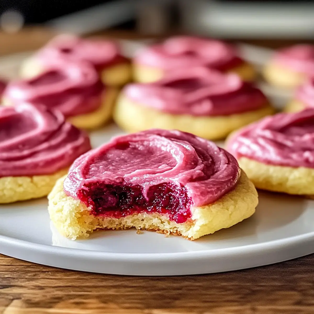Lemon Cookies with Raspberry Frosting to Brighten Your Day 4 Lemon Cookies Raspberry Frosting