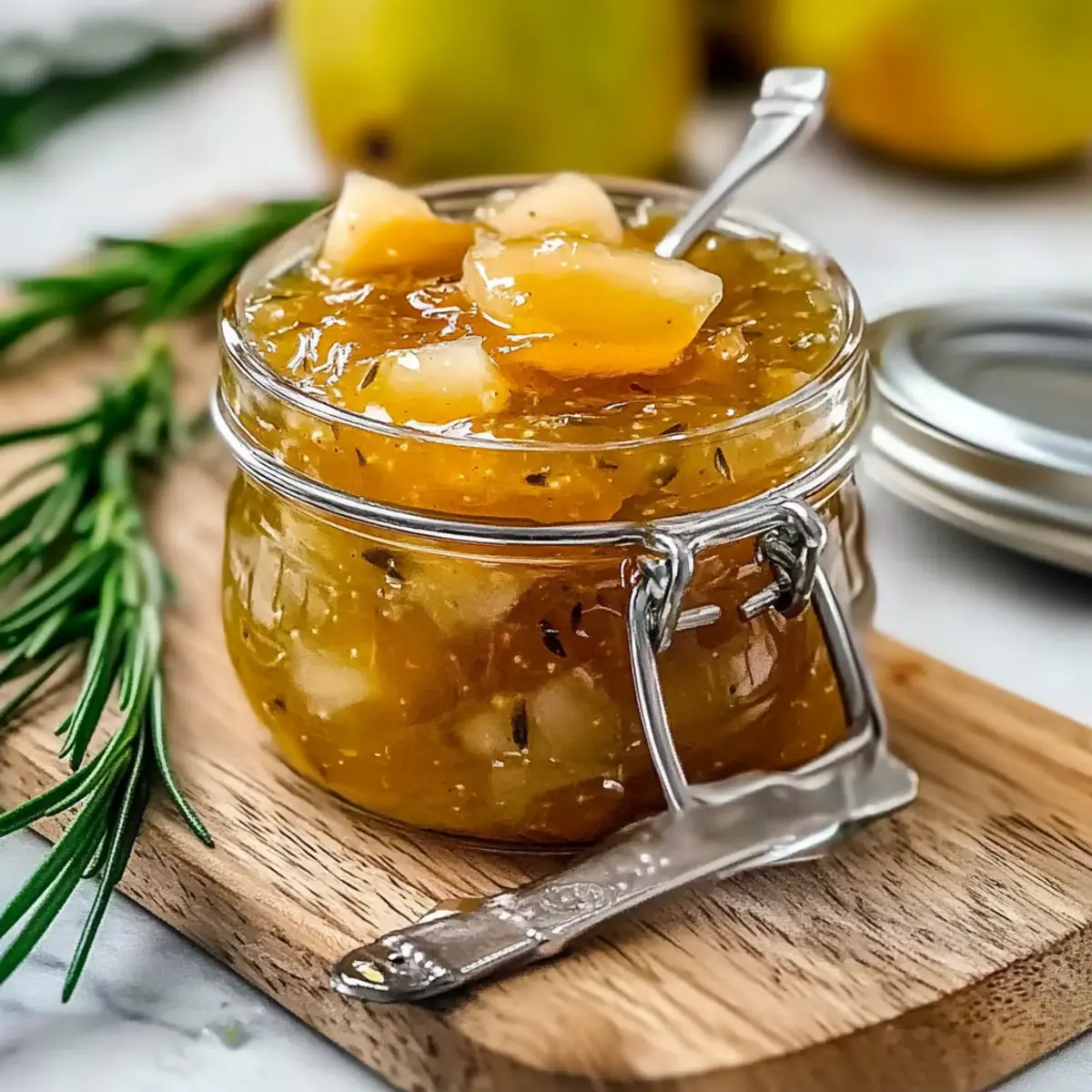 Rosemary And Pear Jam: A Sweetly Savory Spread You’ll Love 4 Rosemary And Pear Jam