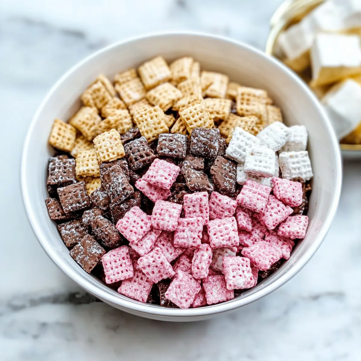 Neapolitan Puppy Chow: Irresistibly Crunchy Three-Way Treat 1 ce92b0bf b3c5 4091 8e33 d835524bd8f2tr lbg4oc